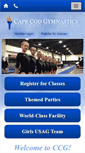 Mobile Screenshot of capecodgymnastics.com